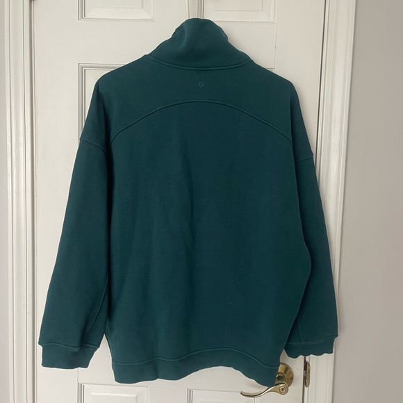 Lululemon Oversized Funnel Neck Thick Fleece Half Zip - Picture 3 of 4